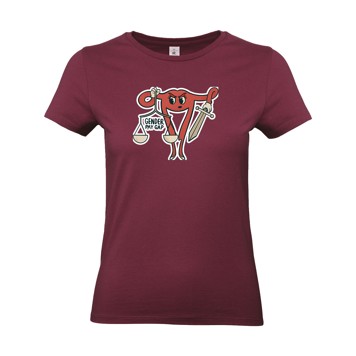 T-Shirt tailliert »Gender pay gap«          