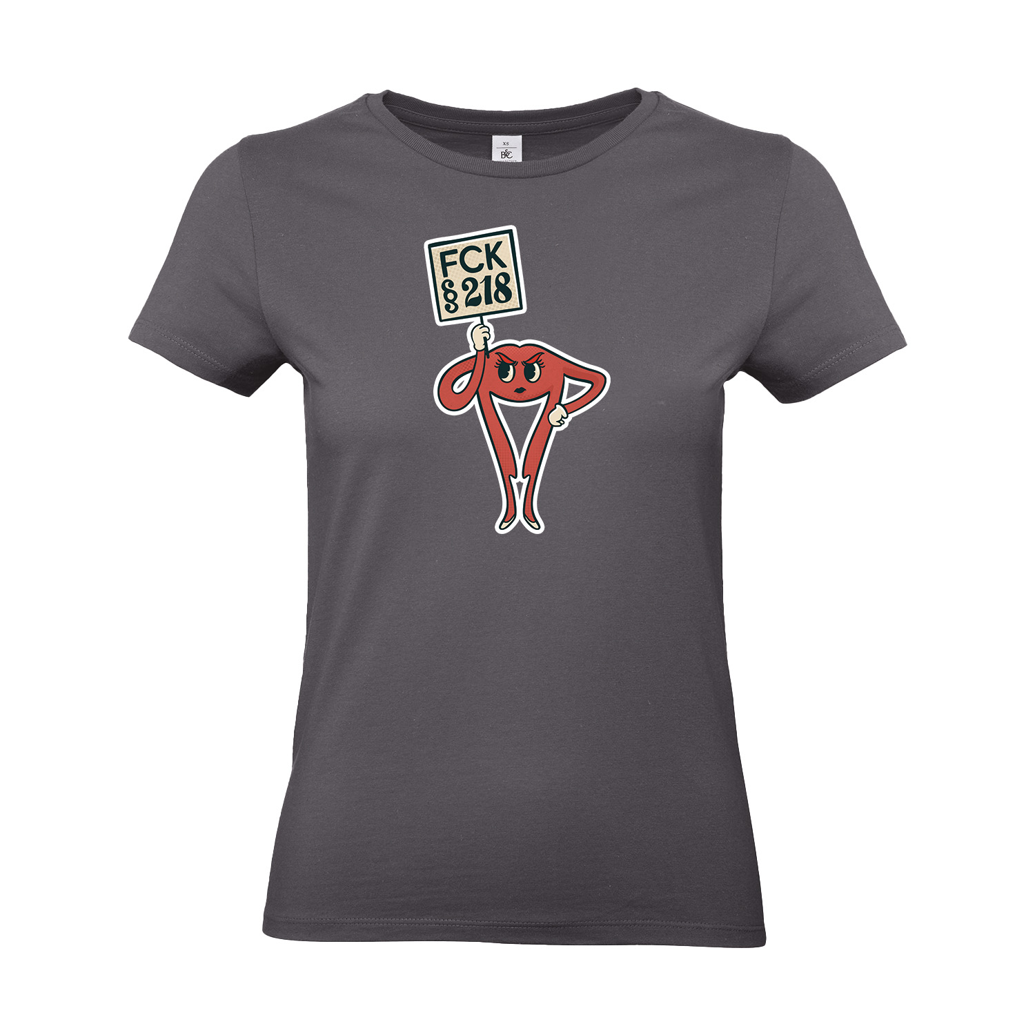 T-Shirt tailliert »FCK §218«          