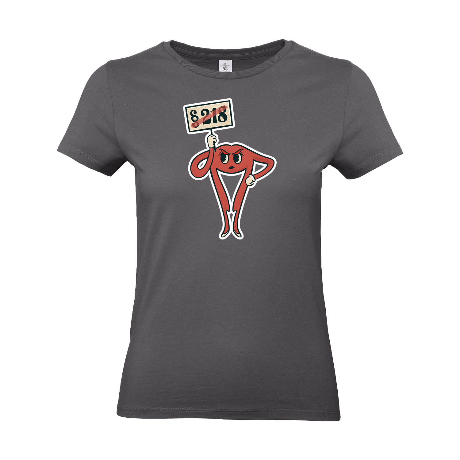 T-Shirt tailliert »§ 218 Verbot«         