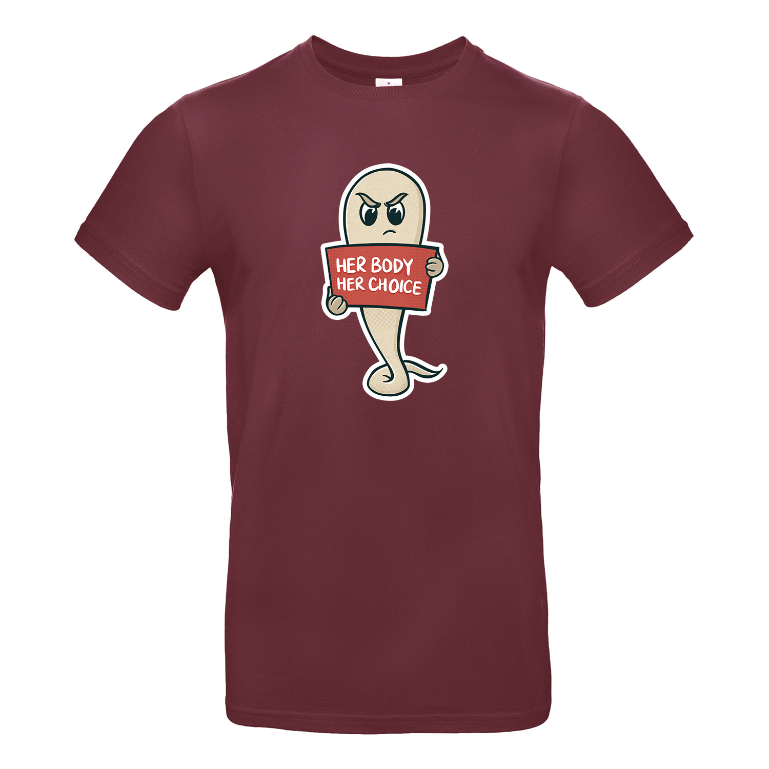 T-Shirt »Her body her choice«                    