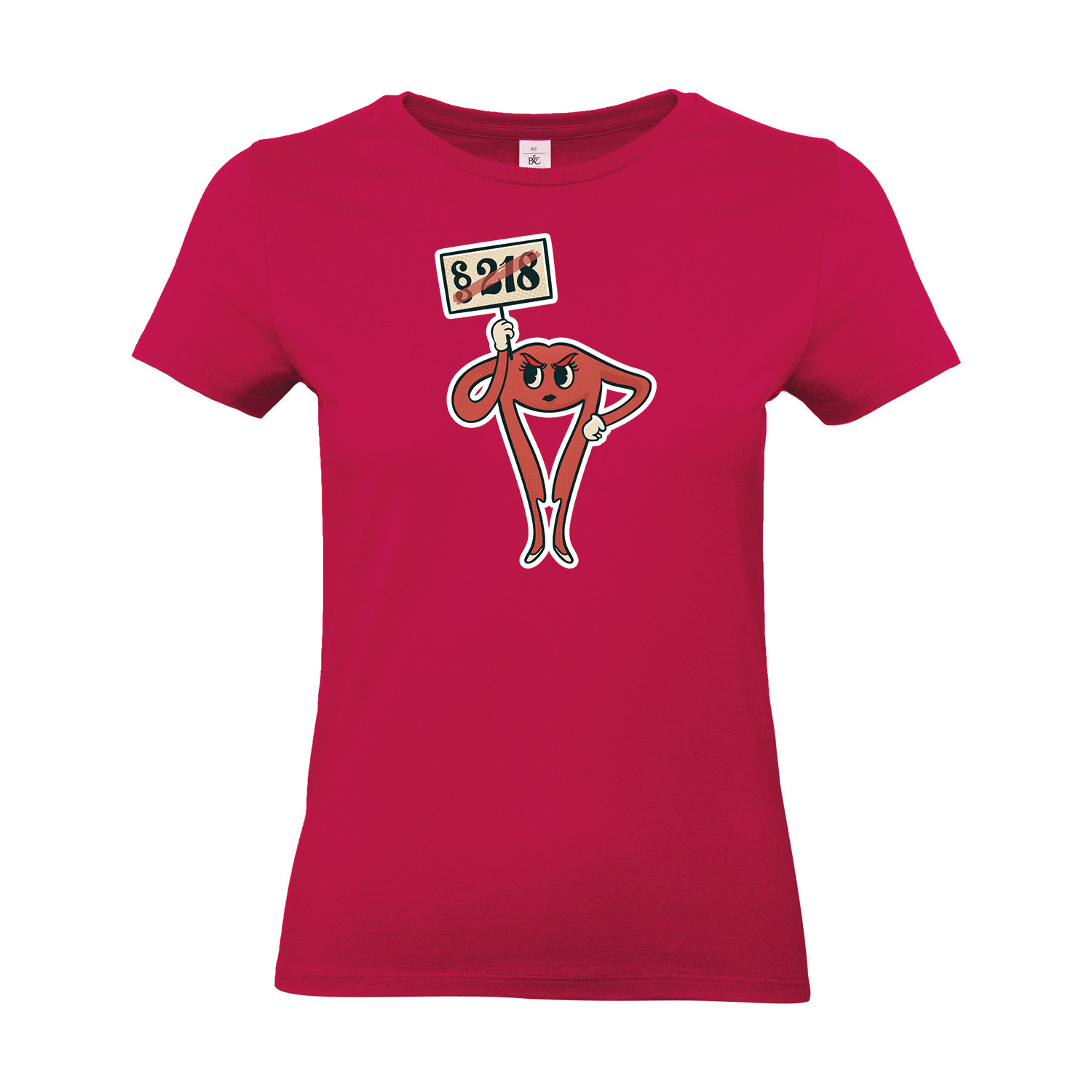 T-Shirt tailliert »§ 218 Verbot«         