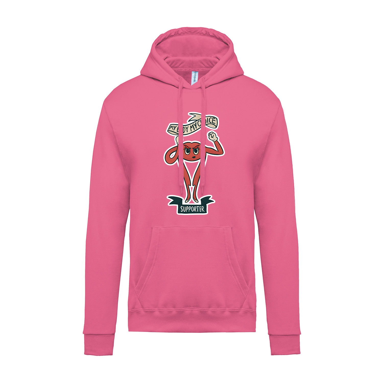 Hoodie »My body my choice«              