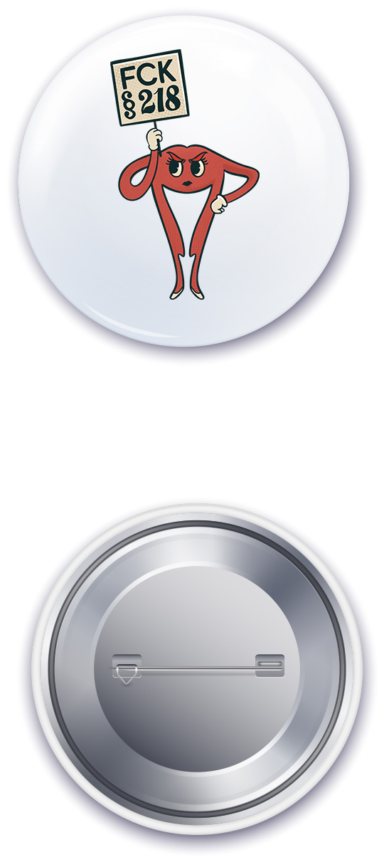 Button FCK §218 (32mm)  