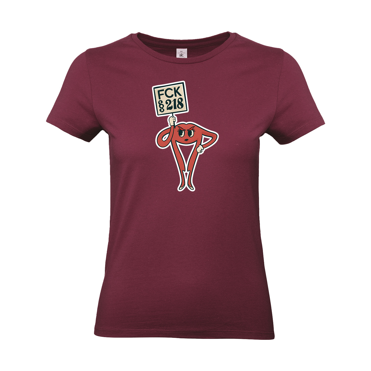 T-Shirt tailliert »FCK §218«          