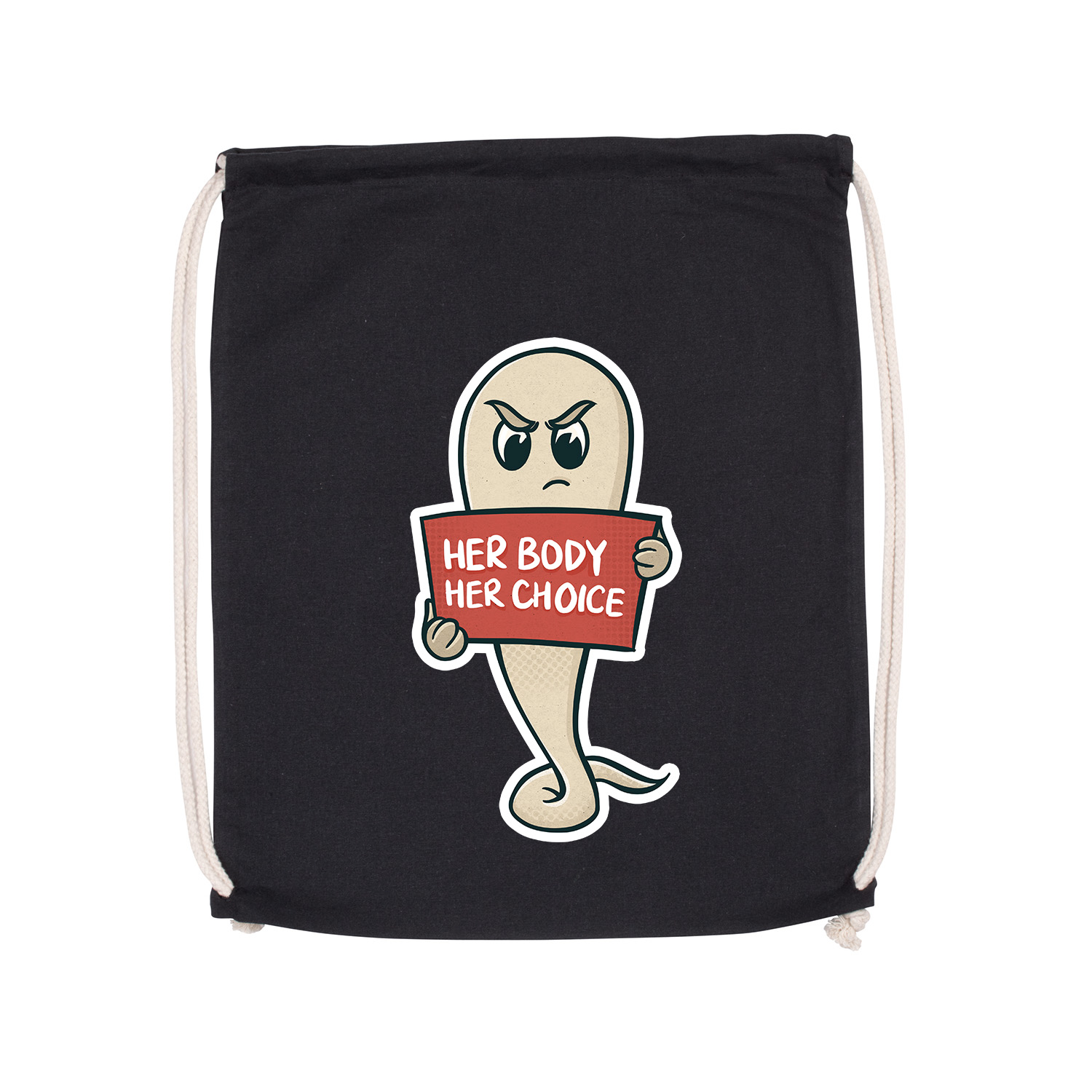 Turnbeutel »Her Body her choice«           