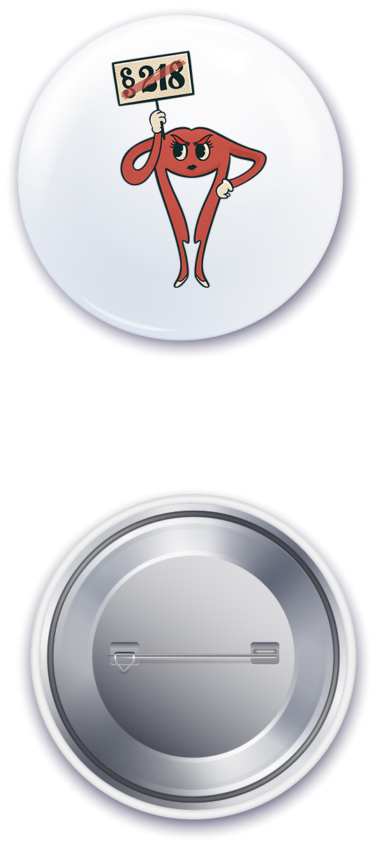 Button Verbot §218 (32mm)   