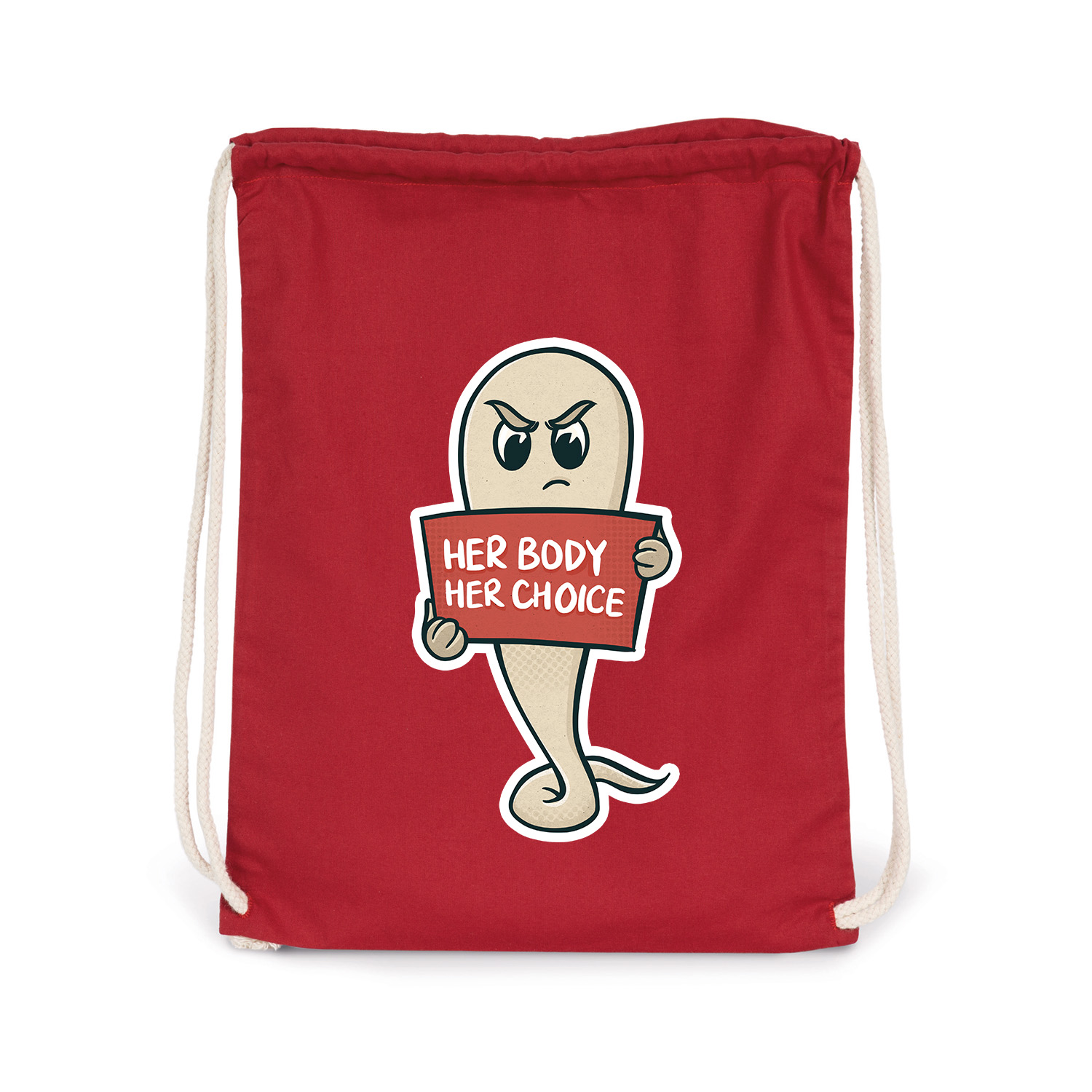 Turnbeutel »Her Body her choice«           